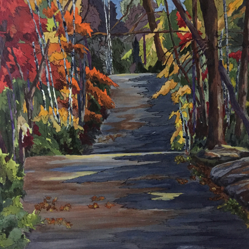 Karen Rodgers - Country Road - Acrylic - 24x24