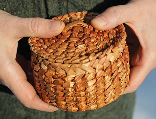 Jenna Carter - Small-Lidded Cedar Basket