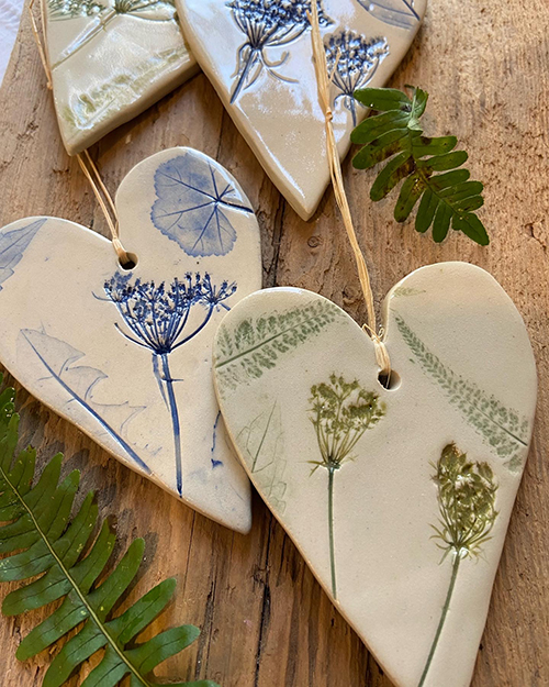Melanie Hunt - Garden Hearts - Ceramic