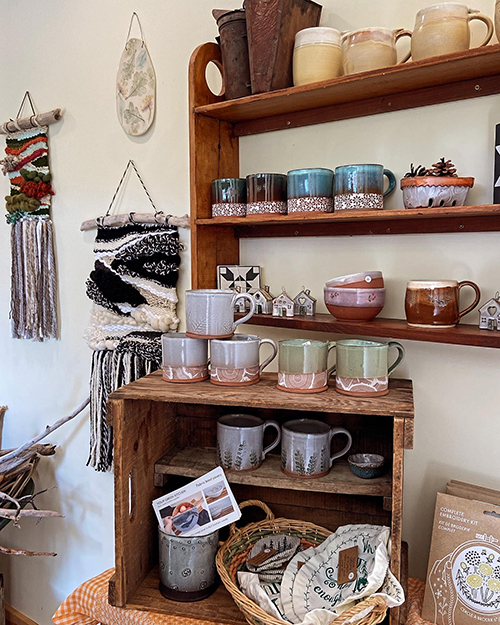 Melanie Hunt - Studio - Ceramics and Weaving