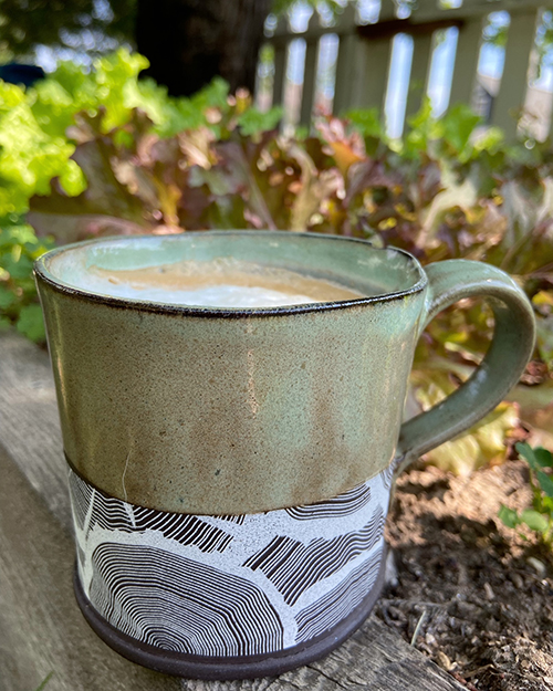 Melanie Hunt - Wood Grain Mug - Ceramic