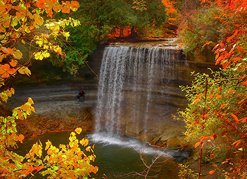 Lamar Hyatt - Autumn Falls