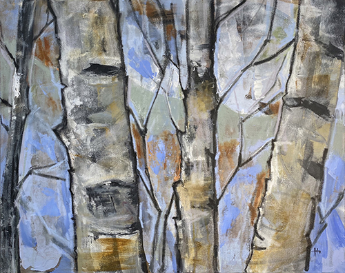 Helen Siksek - I Shall Begin at the Birch Grove